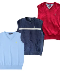 50x BRANDED KNITTED VESTS
