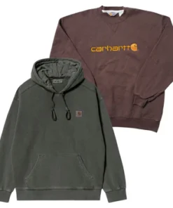 25x CARHARTT SWEATSHIRTS/HOODIES