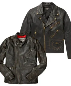 25x GENUINE LEATHER BIKER JACKETS