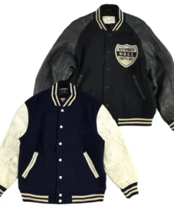 25x WOOL LEATHER BASEBALL JACKETS