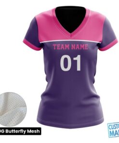 Women's Full Sublimation Flag Football Jersey - Butterfly Mesh