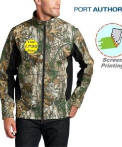 Port Authority Camouflage Colorblock Soft Shell Jackets