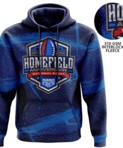 Youth 310 GSM Interlock Fleece Sublimation Pullover Hoodies W/ Kangaroo Pocket