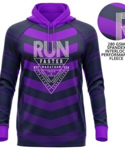Women's 280 GSM Spandex Interlock Fleece Sublimation Hoodie
