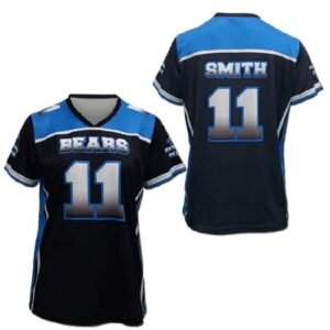 Women's Football Pinhole Mesh Fan Jersey